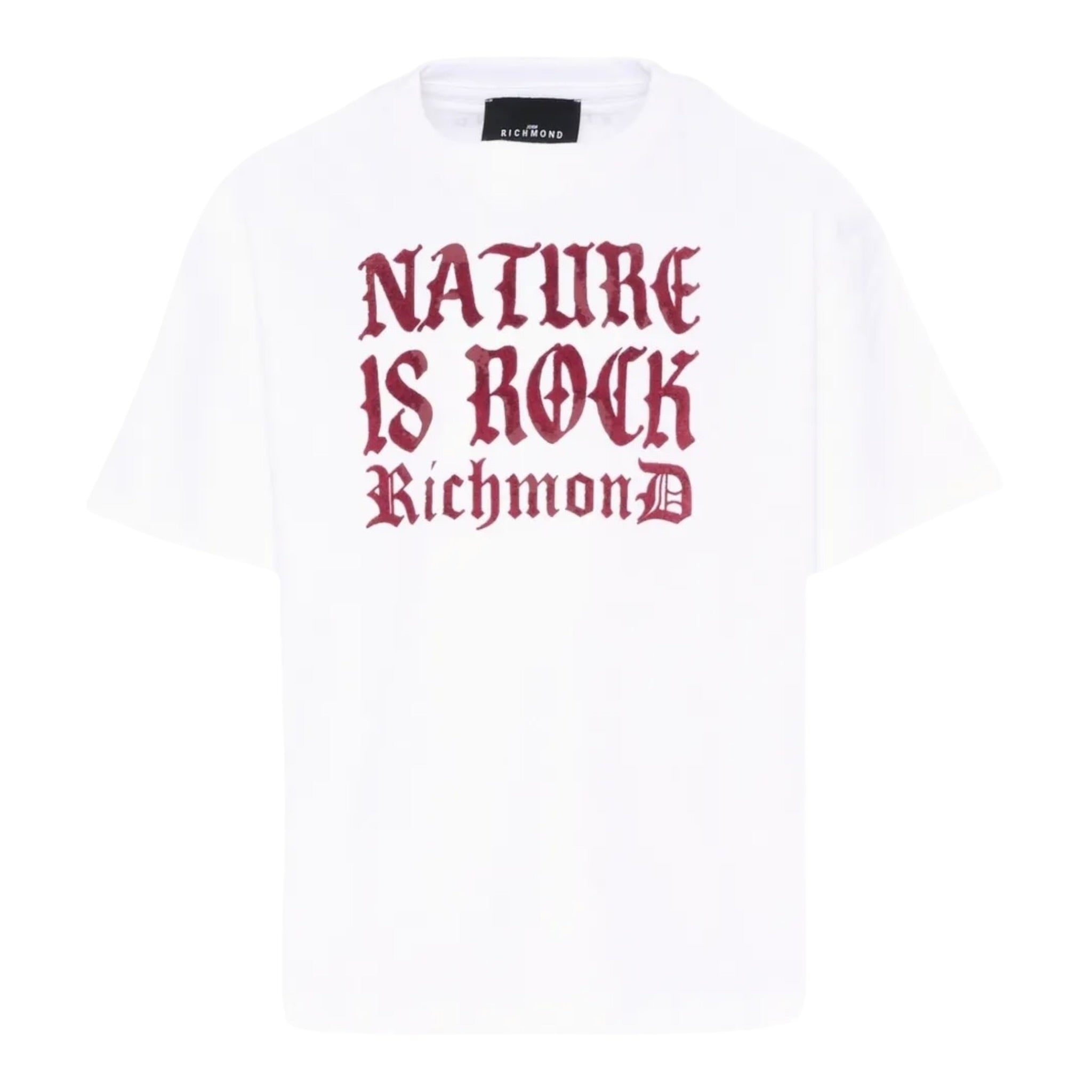John Richmond T-Shirt tinta unita con Stampa Bianco per Bambino RGA25115TS BIANCO JOHN RICHMOND 