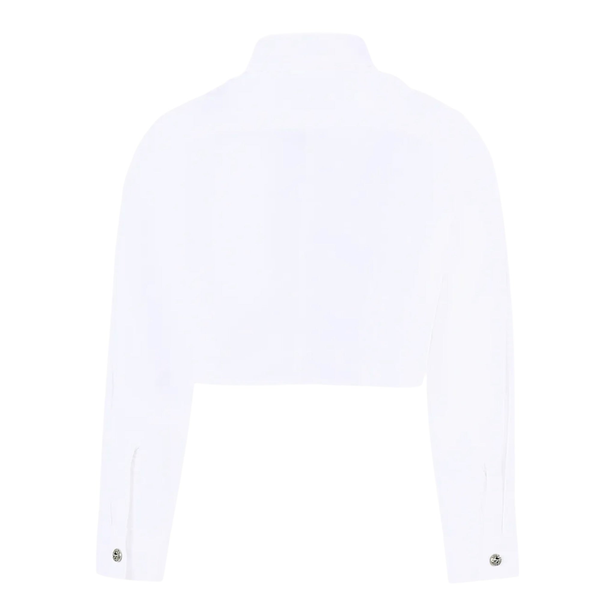 John Richmond Camicia Manica Lunga Itnta Unita Modello Crop Bianco per Bambina RGA25116CAJ BIANCO JOHN RICHMOND 