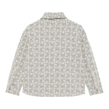 John Richmond Camicia In Denim con Stampe Logo Grigio per Bambino RGA25133CA GRIGIO JOHN RICHMOND 