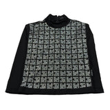 John Richmond Shirt Girocollo tinta unita con Brillantini Nero per Bambina RGA25181TS NERO JOHN RICHMOND 