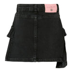 John Richmond Gonna In Denim tinta unita Nero per Neonata RGA25218GON NERO JOHN RICHMOND 