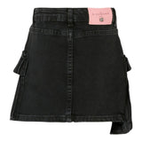 John Richmond Gonna In Denim tinta unita Nero per Bambina RGA25218GOX NERO JOHN RICHMOND 