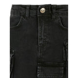 John Richmond Gonna In Denim tinta unita Nero per Bambina RGA25218GOX NERO JOHN RICHMOND 