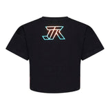 John Richmond T-Shirt tinta unita con Stampa Nero per Bambina RGA25224TS NERO JOHN RICHMOND 
