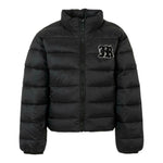 John Richmond Giubbino tinta unita con Stampe Logo Nero per Bambino RGA25233BIJ NERO JOHN RICHMOND 