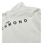 John Richmond Completo 2Pz Felpa tinta unita con Stampa E Cappuccio-Leggins Bianco per Bambina RGA26020CF BIANCO JOHN RICHMOND 