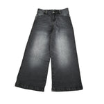 John Richmond Jeans tinta unita Modello A Palazzo Nero per Bambina RGA26024JE NERO JOHN RICHMOND 