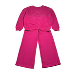 John Richmond Completo tinta unita 2Pz Felpa-Pantalone Vinaccia per Bambina RGA26028CF VINACCIA JOHN RICHMOND 