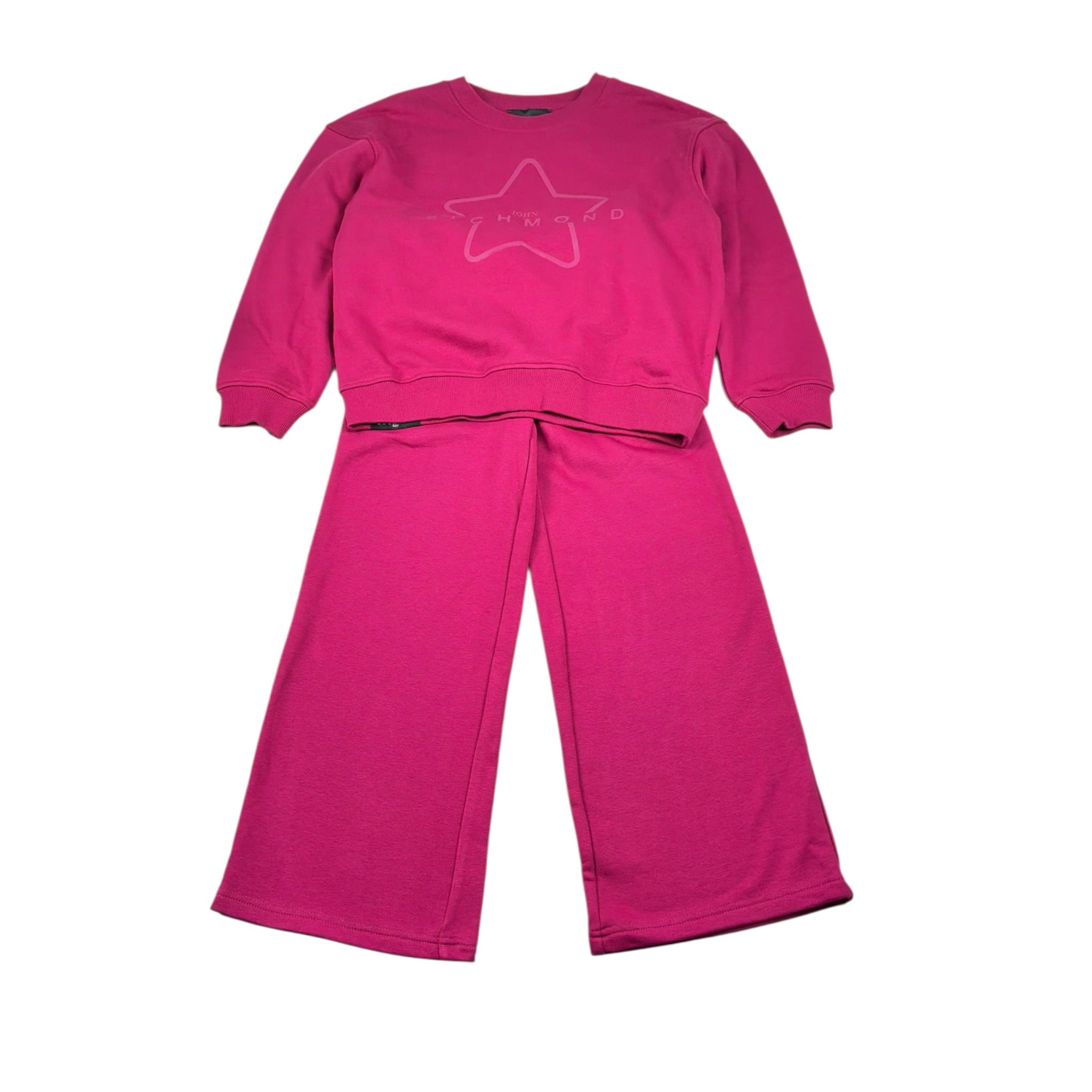 John Richmond Completo tinta unita 2Pz Felpa-Pantalone Vinaccia per Bambina RGA26028CF VINACCIA JOHN RICHMOND 