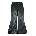 John Richmond Leggins Ecopelle tinta unita Modello A Zampa Nero per Bambina RGA26046LE NERO JOHN RICHMOND 