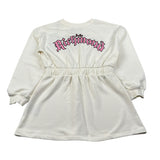 John Richmond Abito Manica Lunga tinta unita con Logo Panna per Bambina RGA26053VE PANNA JOHN RICHMOND 