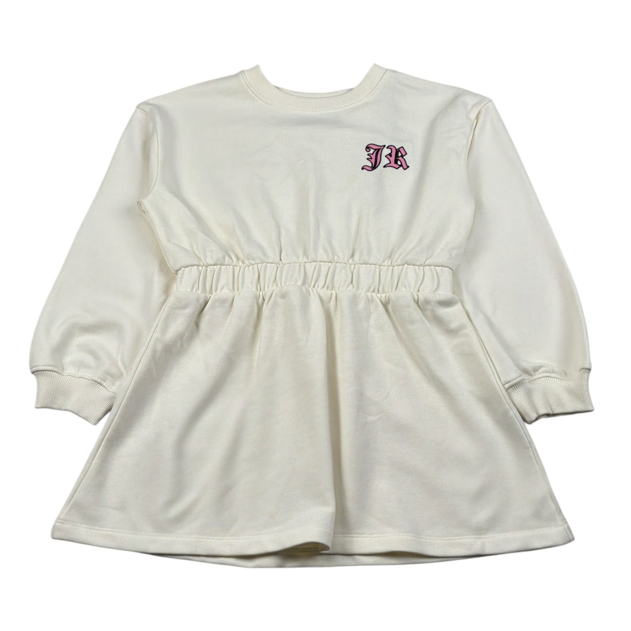 John Richmond Abito Manica Lunga tinta unita con Logo Panna per Bambina RGA26053VE PANNA JOHN RICHMOND 