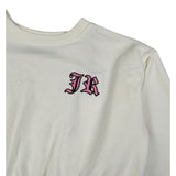 John Richmond Abito Manica Lunga tinta unita con Logo Panna per Bambina RGA26053VE PANNA JOHN RICHMOND 