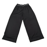 John Richmond Pantalone tinta unita Modello Palazzo Nero per Bambina RGA26055PA NERO JOHN RICHMOND 