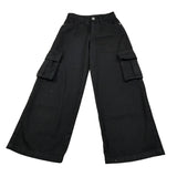 John Richmond Jeans tinta unita Modello Palazzo Nero per Bambina RGA26074PA NERO JOHN RICHMOND 