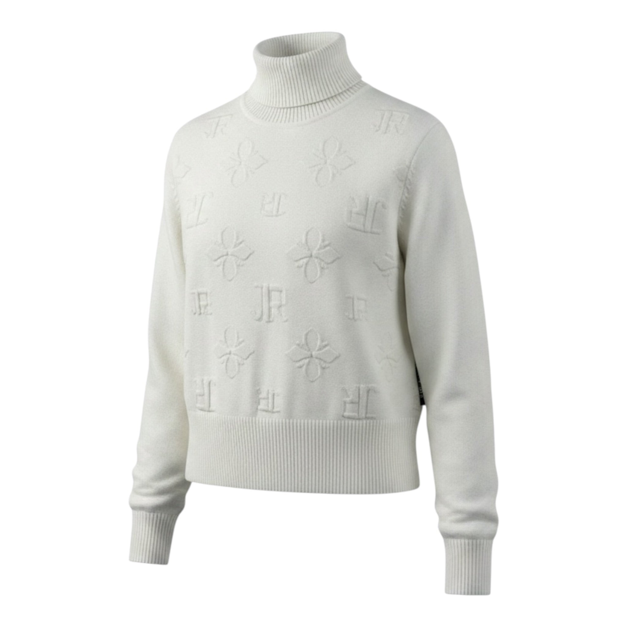 John Richmond Maglia tinta unita Collo Alto Bianco per Bambina RGA26088MA BIANCO JOHN RICHMOND 
