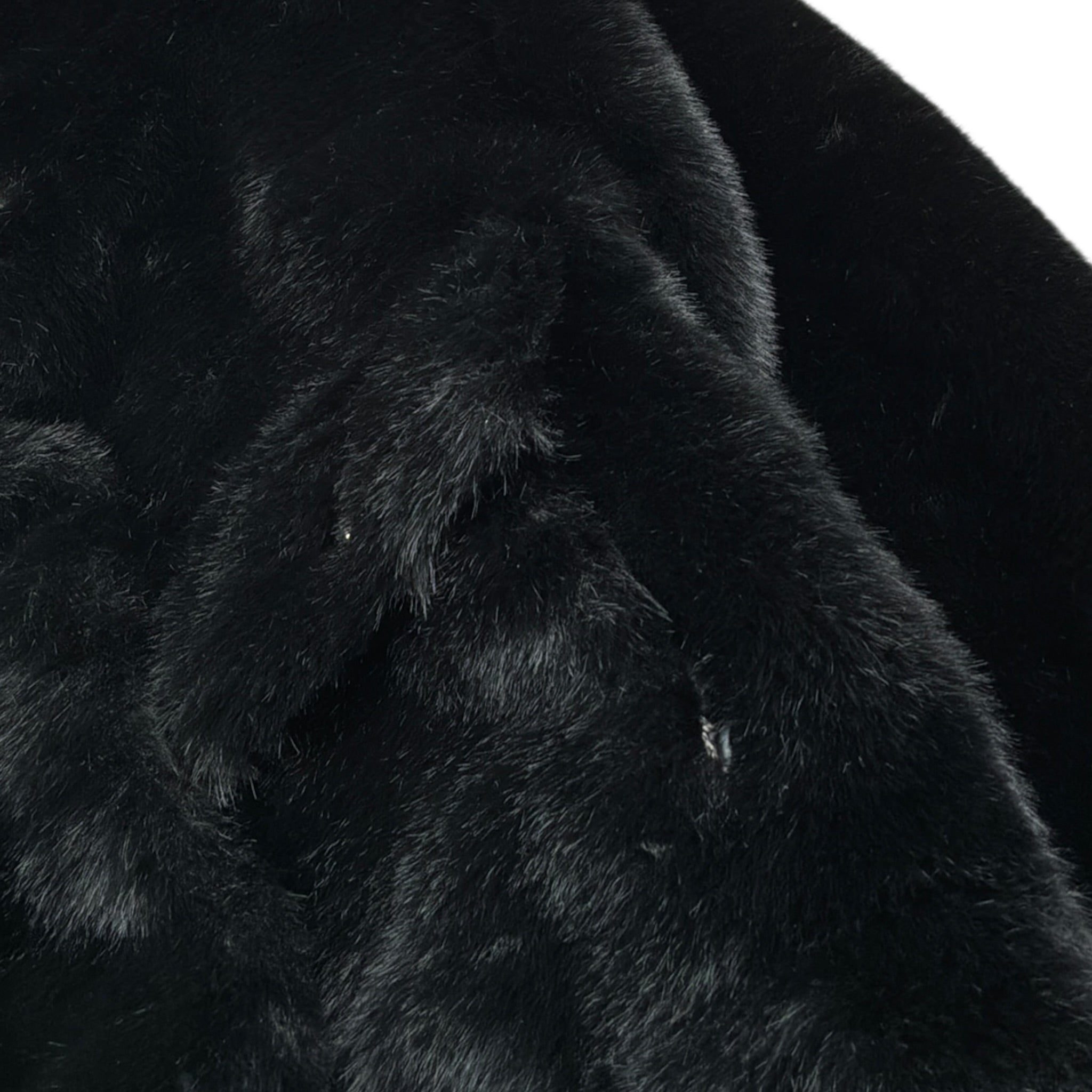 John Richmond Pelliccia tinta unita con Bottoni Nero per Bambina RGA26097PL NERO JOHN RICHMOND 