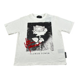 John Richmond T-Shirt Girocollo tinta unita con Stampa Bianco per Bambino RGA26098TS BIANCO JOHN RICHMOND 