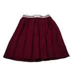 John Richmond Gonna tinta unita con Elastico In Vita Bordeaux per Bambina RGA26102GO BORDEAUX JOHN RICHMOND 