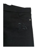John Richmond Leggins tinta unita Modello Zampa Nero per Bambina RGA26104LE NERO JOHN RICHMOND 