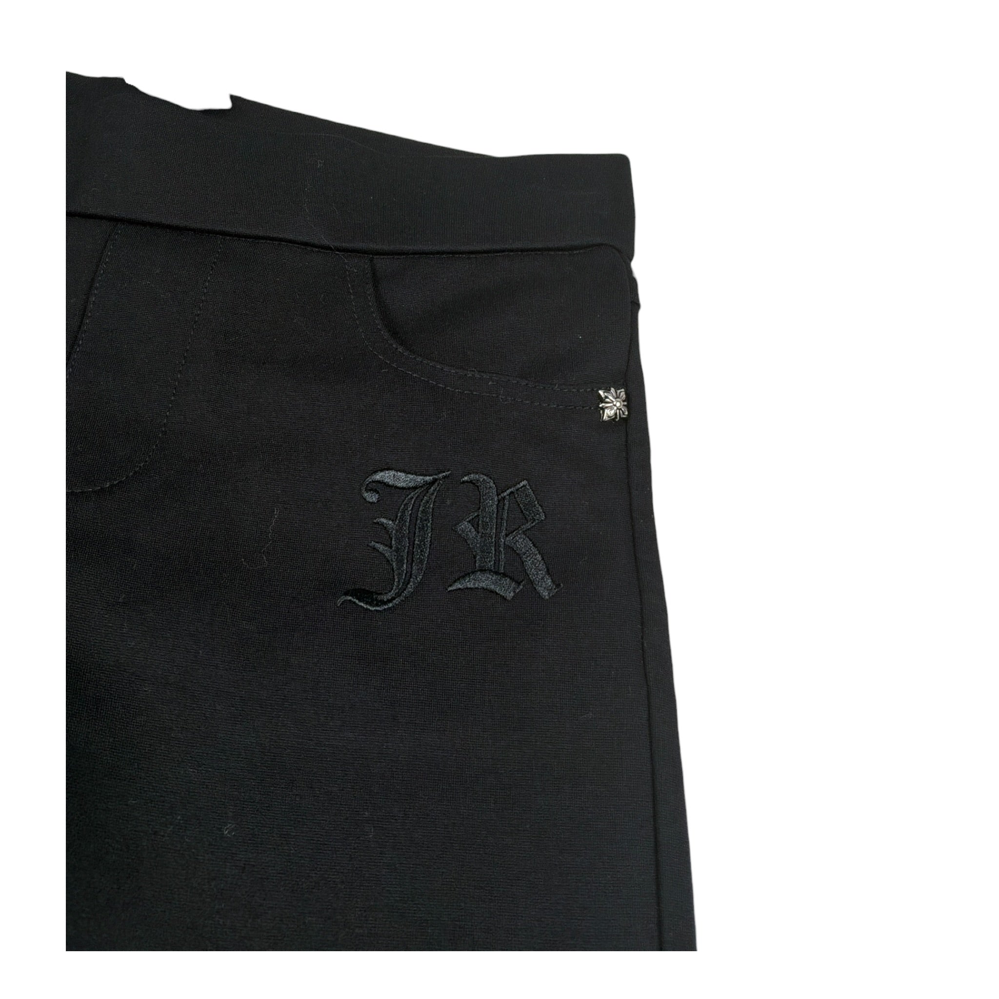 John Richmond Leggins tinta unita Modello Zampa Nero per Bambina RGA26104LE NERO JOHN RICHMOND 