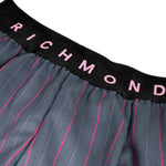 John Richmond Pantalone tinta unita con Fantasia A Righe Grigio per Bambina RGA26105PA GRIGIO JOHN RICHMOND 