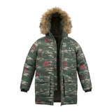 John Richmond Giubbino tinta unita con Fantasia Verde per Bambina RGA26106PK VERDE JOHN RICHMOND 