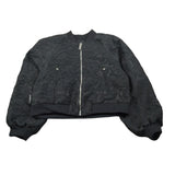 John Richmond Giubbini tinta unita con Zip Nero per Bambina RGA26114GB NERO JOHN RICHMOND 
