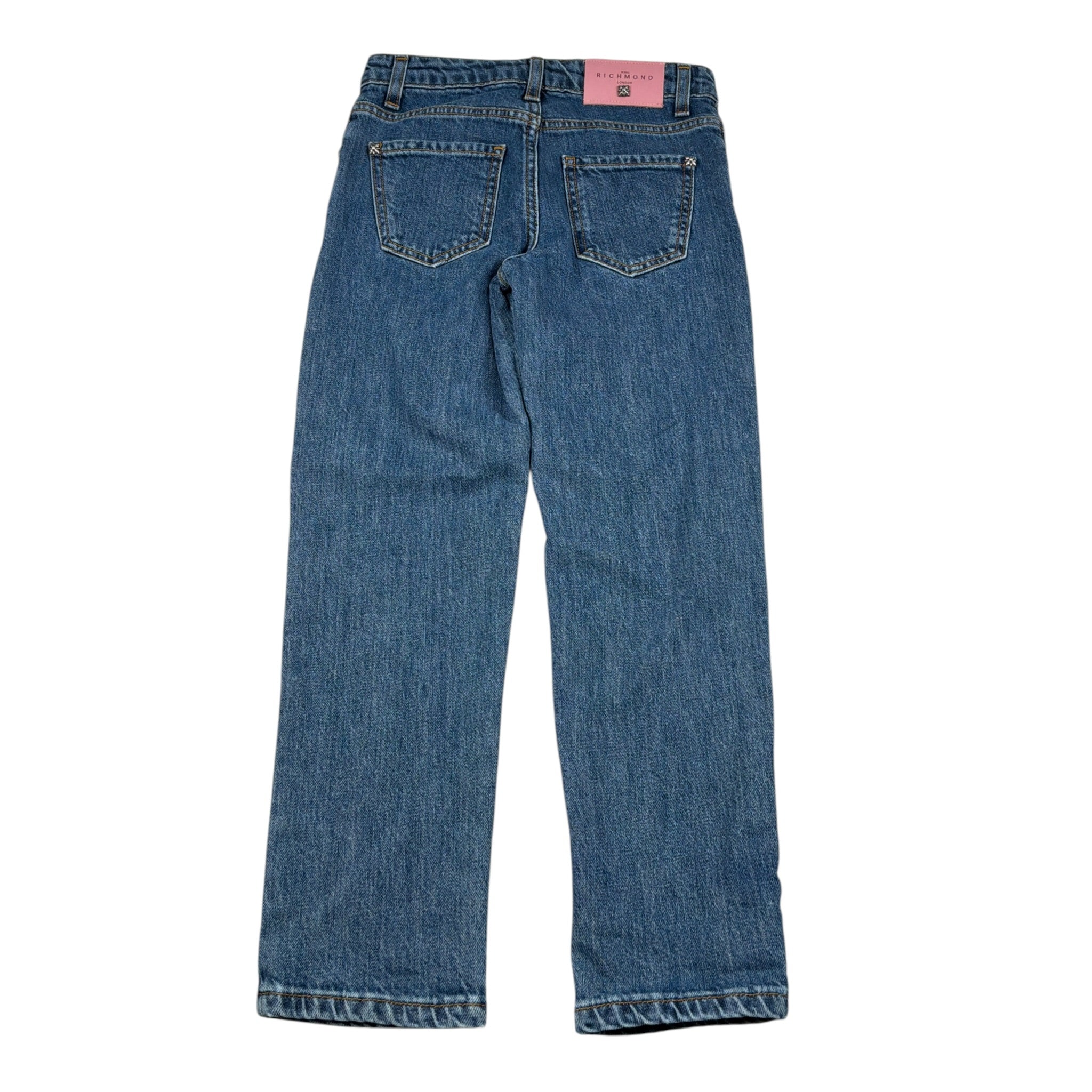 John Richmond Jeans tinta unita con Applicazioni Blu per Bambina RGA26122JE BLU JOHN RICHMOND 