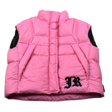 John Richmond Smanicato tinta unita con Logo Rosa per Bambina RGA26124PI ROSA JOHN RICHMOND 