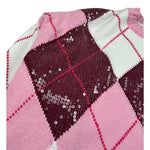 John Richmond Maglia Girocollo Bicolore Rosa/Bianco per Bambina RGA26126MA ROSA/BIANCO JOHN RICHMOND 