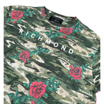 John Richmond T-Shirt tinta unita con Fantasia Verde per Bambina RGA26147TS VERDE JOHN RICHMOND 