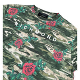 John Richmond T-Shirt tinta unita con Fantasia Verde per Bambina RGA26147TS VERDE JOHN RICHMOND 