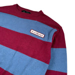 John Richmond Maglia Bicolore con Fantasia A Righe Rosso/Azzurro per Bambina RGA26157MA ROSSO/AZZURRO JOHN RICHMOND 