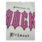 John Richmond T-Shirt Girocollo tinta unita con Stampa Bianco per Bambina RGA26165TS BIANCO JOHN RICHMOND 