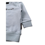 John Richmond Felpa Chiusa Girocollo tinta unita con Logo Azzurro per Neonato RIA25003CFF AZZURRO JOHN RICHMOND 