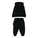 John Richmond Completo 2Pz Felpa-Pantalone tinta unita Nero per Neonato RIA25007CF NERO JOHN RICHMOND 