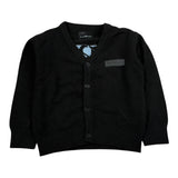 John Richmond Cardigan tinta unita con Logo Nero per Neonato RIA25010CD NERO JOHN RICHMOND 