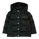 John Richmond Giubbino tinta unita con Cappuccio Stampe Logo Nero per Neonato RIA25011PI NERO JOHN RICHMOND 