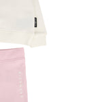 John Richmond Completo 2 Pezzi Felpa-Leggins Bianco/Rosa per Neonata RIA25017CF BIANCO/ROSA JOHN RICHMOND 