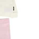 John Richmond Completo 2 Pezzi Felpa-Leggins Bianco/Rosa per Neonata RIA25017CFX BIANCO/ROSA JOHN RICHMOND 