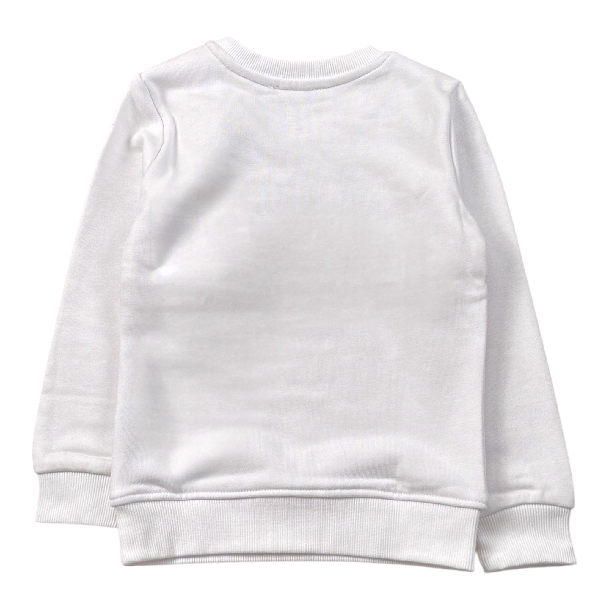 John Richmond Felpa Girocollo tinta unita con Stampa Bianco per Bambino RIA25031FEJ BIANCO JOHN RICHMOND 