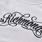 John Richmond Felpa Girocollo tinta unita con Stampa Bianco per Bambino RIA25031FEJ BIANCO JOHN RICHMOND 