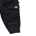 John Richmond Pantalone tinta unita con Elastico In Vita Nero per Bambino RIA25042PAXJ NERO JOHN RICHMOND 