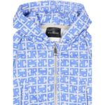 John Richmond Felpa con Zip E Cappuccio Bicolore Azzurro per Neonato RIA25047FEX AZZURRO JOHN RICHMOND 