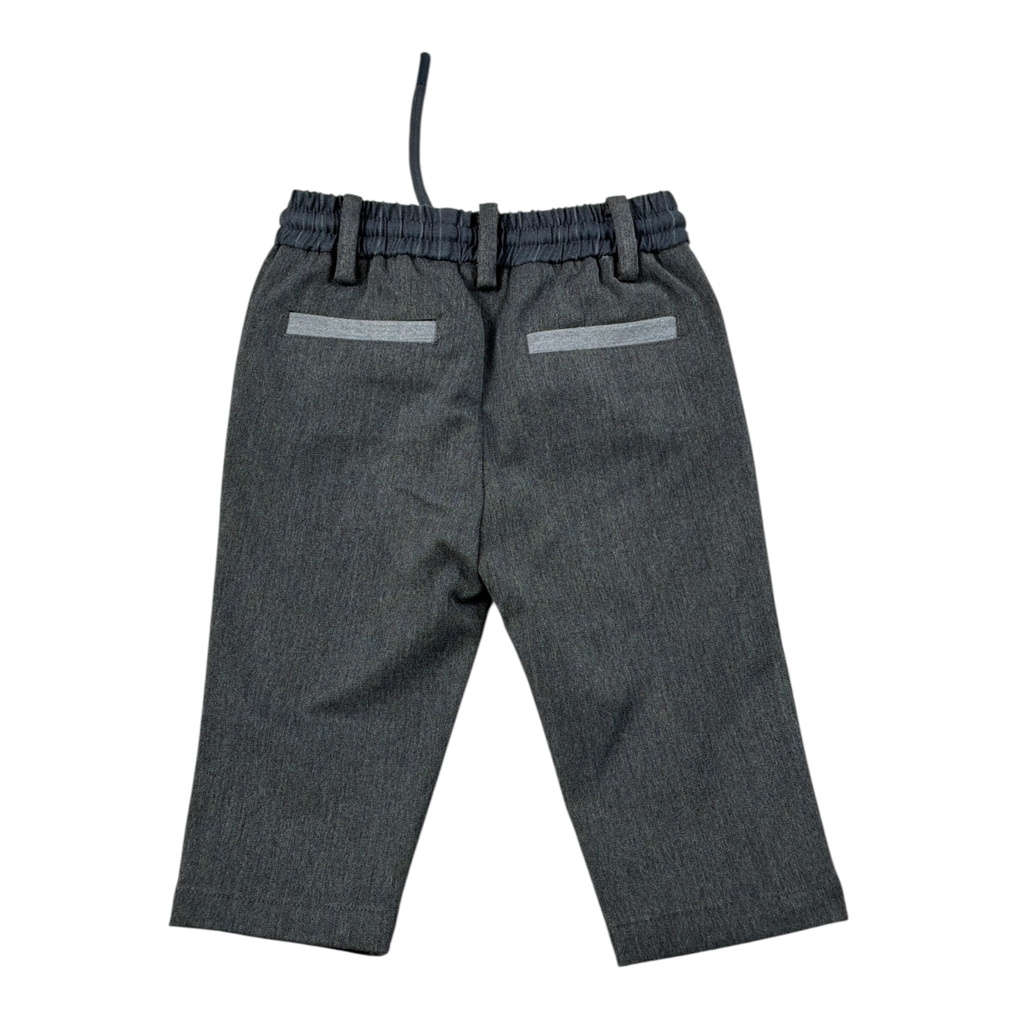 John Richmond Pantalone tinta unita con Elastico In Vita Grigio per Neonato RIA25062PA GRIGIO JOHN RICHMOND 