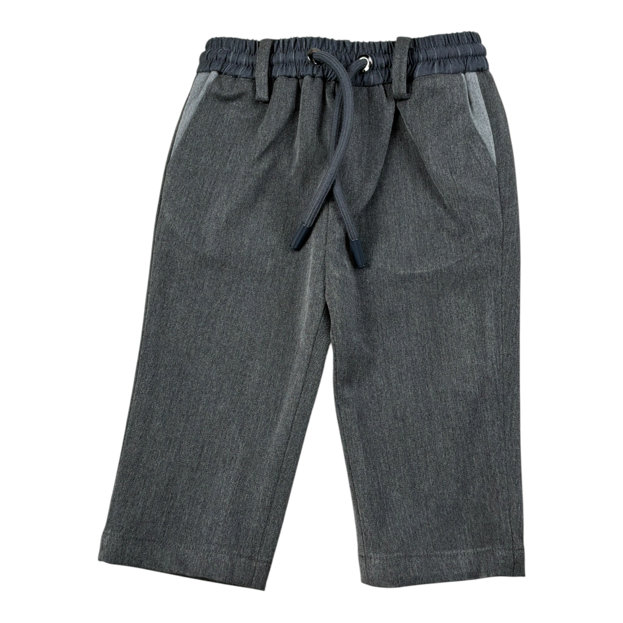 John Richmond Pantalone tinta unita con Elastico In Vita Grigio per Neonato RIA25062PA GRIGIO JOHN RICHMOND 