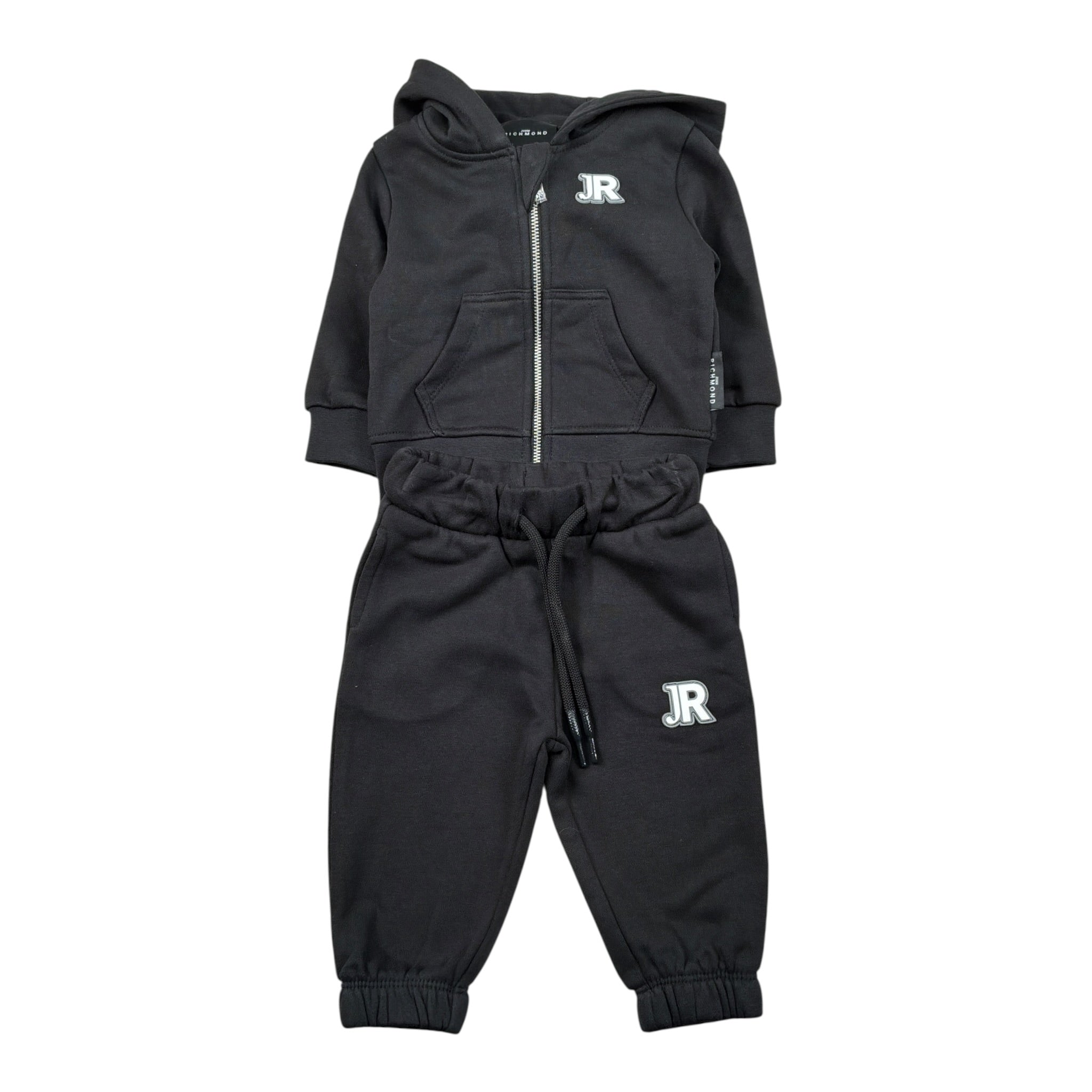 John Richmond Completo 2Pz Felpa-Pantalone Nero per Neonato RIA26001CF NERO JOHN RICHMOND 