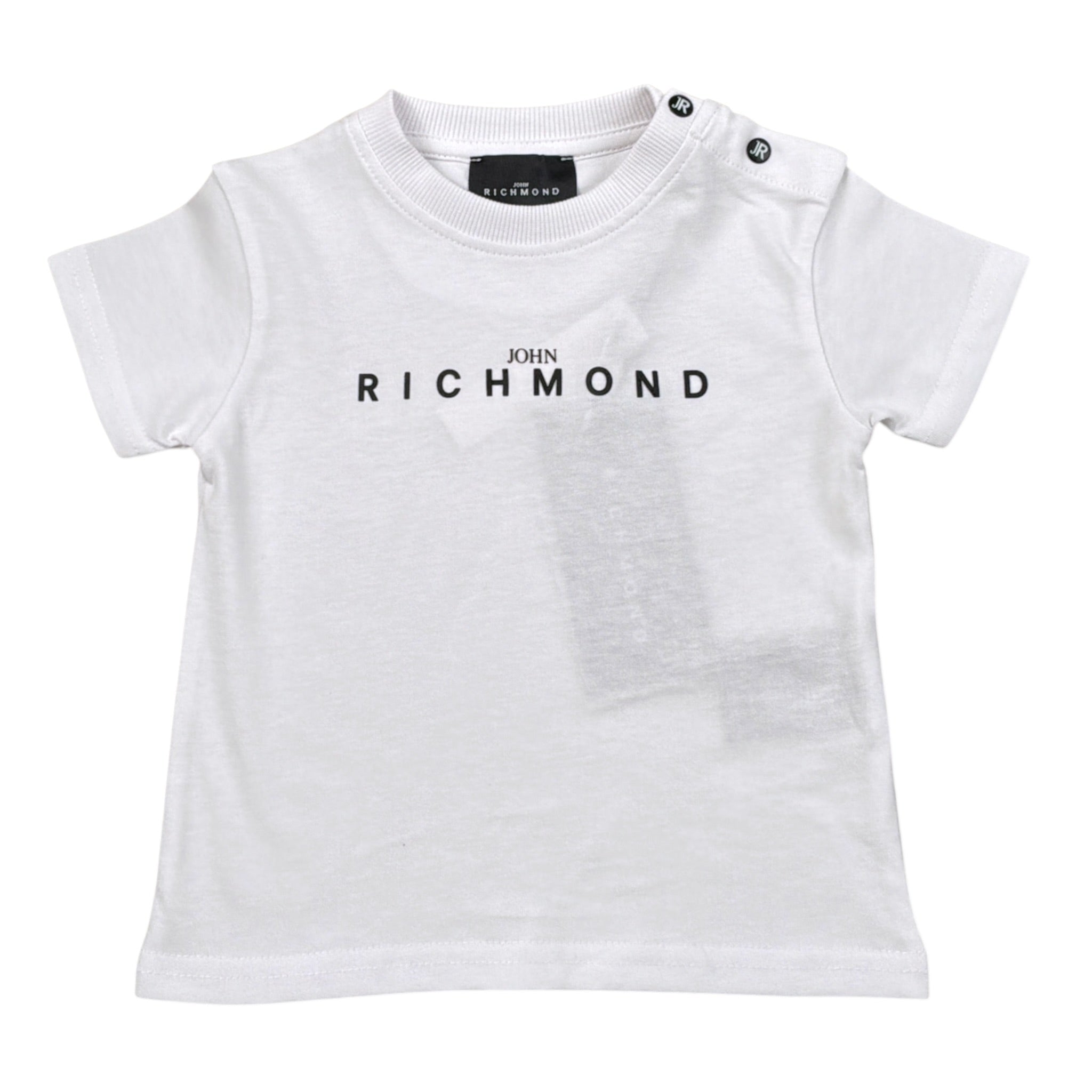 John Richmond T-Shirt tinta unita con Stampa Bianco per Neonato RIA26004TS BIANCO JOHN RICHMOND 