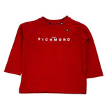John Richmond Shirt tinta unita con Stampa Rosso per Neonato RIA26006TS ROSSO JOHN RICHMOND 